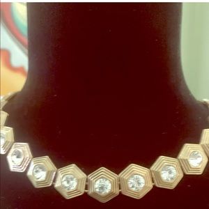 Gorgeous J. Crew Gold And Rhinestone Collar